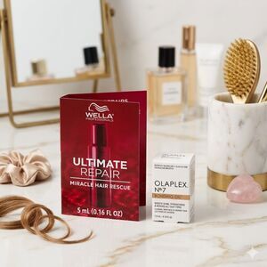 Wella Ultimate Repair & Olaplex No. 7 Travel Trial Duo - NIB